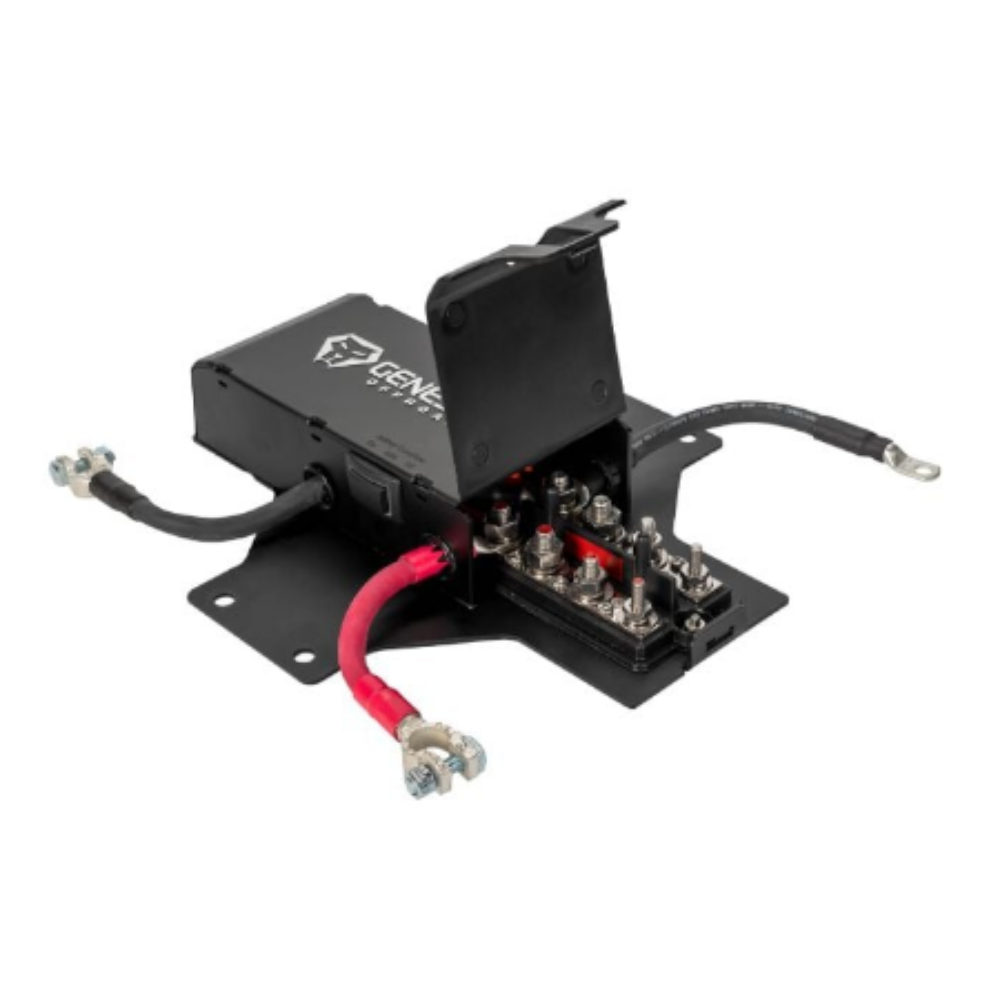 Genesis Offroad - Dual Battery Kit for Group 25 Batteries - 2020-Current Gladiator