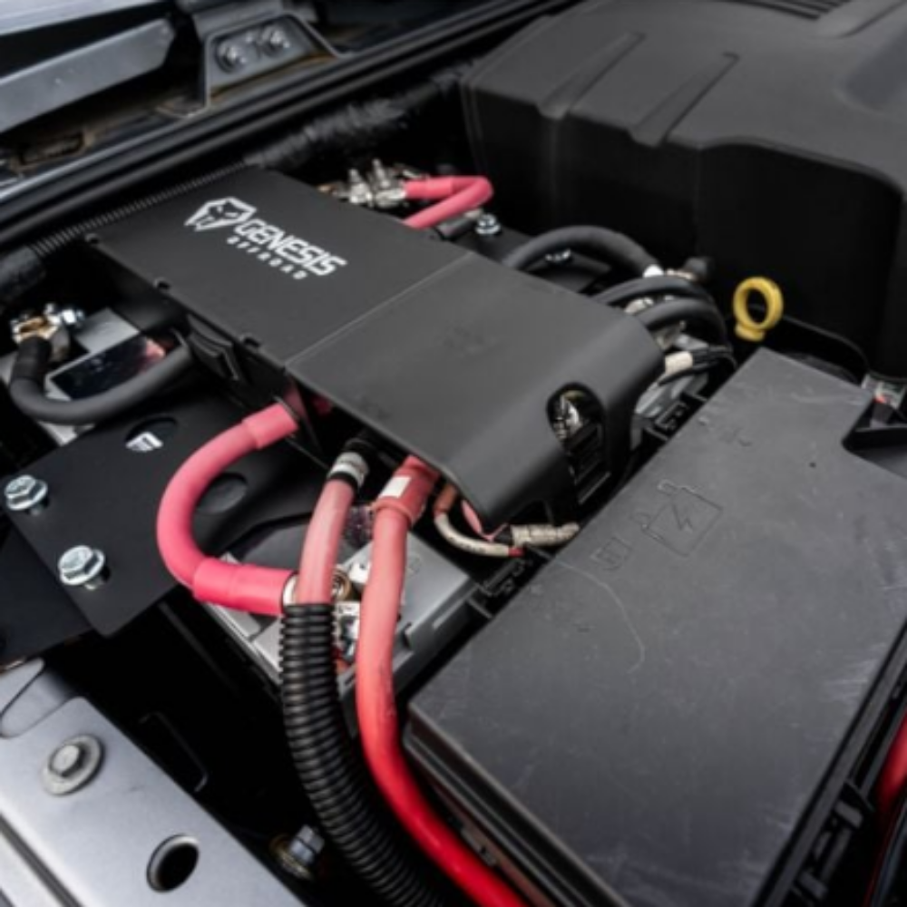 Genesis Offroad - Dual Battery Kit for Group 34 Batteries - 2007-2018 Wrangler