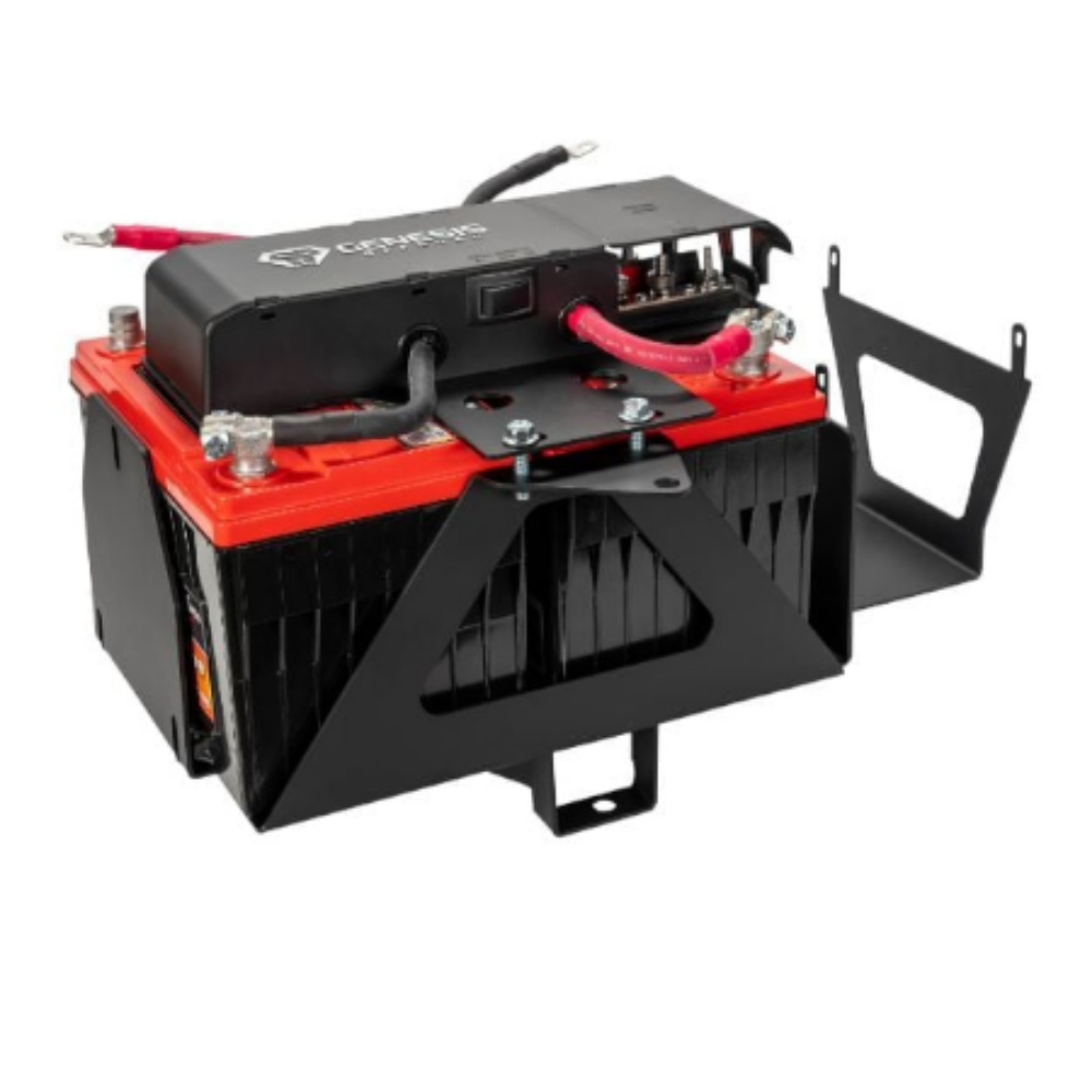 Genesis Offroad - Dual Battery Kit for Group 34 Batteries - 2007-2018 Wrangler
