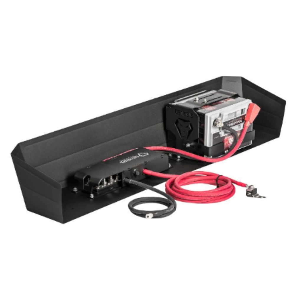 Genesis Offroad - Dual Battery Kit w/ Interior Power Hub - 2020-Current Gladiator Diesel & 392