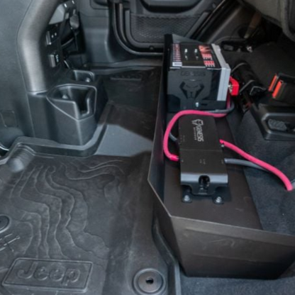 Genesis Offroad - Dual Battery Kit w/ Interior Power Hub - 2020-Current Gladiator Diesel & 392