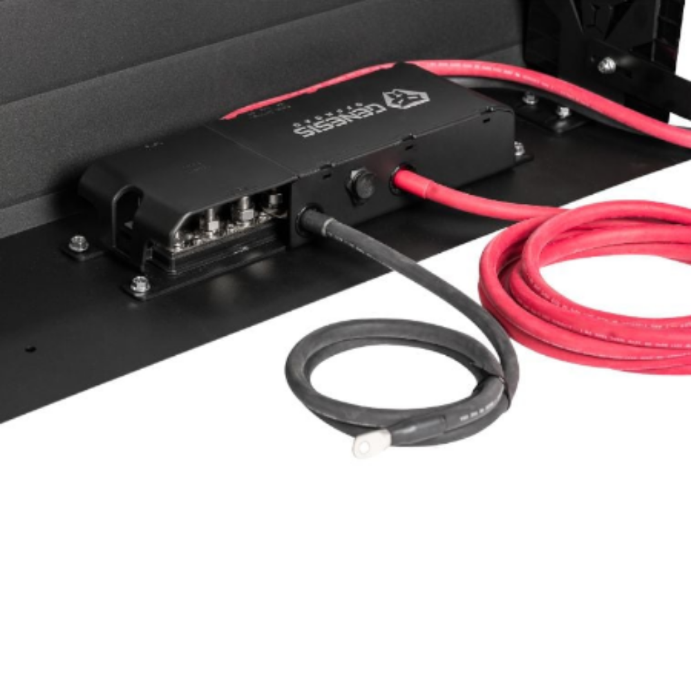 Genesis Offroad - Dual Battery Kit w/ Interior Power Hub - 2020-Current Gladiator Diesel & 392