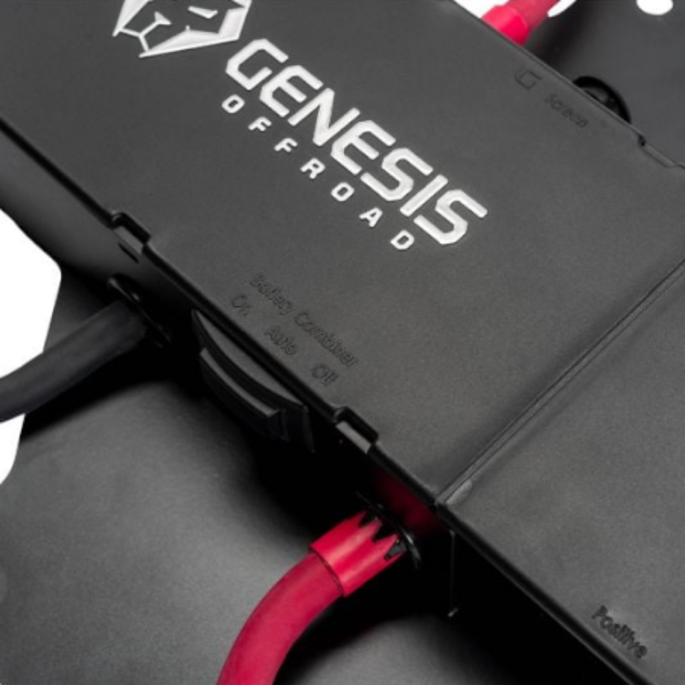 Genesis Offroad - Dual Battery Power Hub for Group 25 Kits - 2018-Current Wrangler/Gladiator
