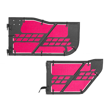 Hooke Offroad Safari Trail Door Jeepy Screens (16 Colors) - 2007-2018 Wrangler Unlimited JKU