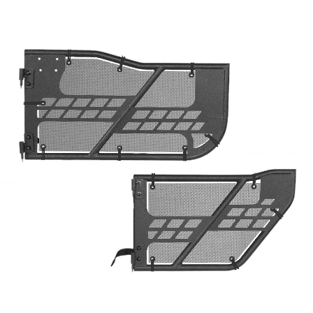 Hooke Offroad Safari Trail Door Jeepy Screens (16 Colors) - 2007-2018 Wrangler Unlimited JKU
