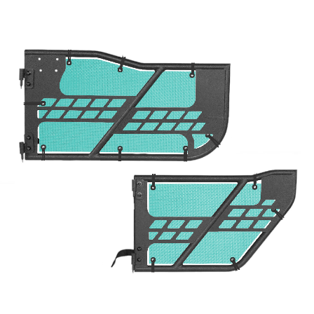 Hooke Offroad Safari Trail Door Jeepy Screens (16 Colors) - 2007-2018 Wrangler Unlimited JKU