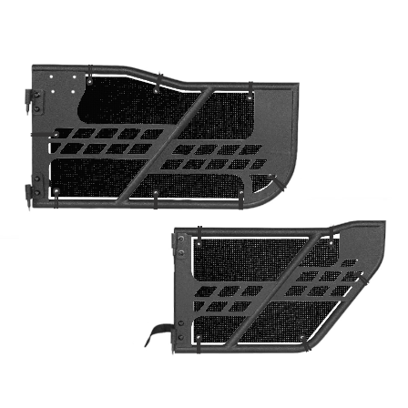 Hooke Offroad Safari Trail Door Jeepy Screens (16 Colors) - 2007-2018 Wrangler Unlimited JKU