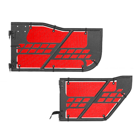 Hooke Offroad Safari Trail Door Jeepy Screens (16 Colors) - 2007-2018 Wrangler Unlimited JKU