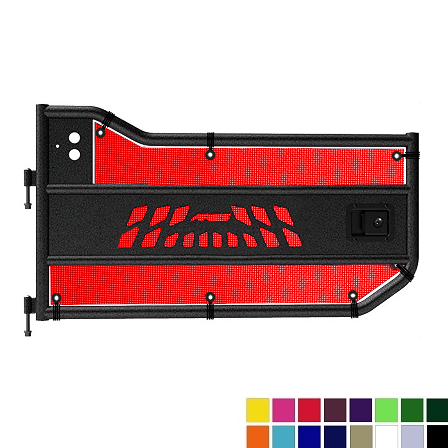 Jeepy Screens Aries Automotive Trail Door Jeepy Screens (16 Colors) - 2007-2018 Jeep Wrangler Unlimited JKU The Urban Trail Jeep Accessories