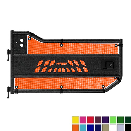 Jeepy Screens Aries Automotive Trail Door Jeepy Screens (16 Colors) - 2007-2018 Jeep Wrangler Unlimited JKU The Urban Trail Jeep Accessories