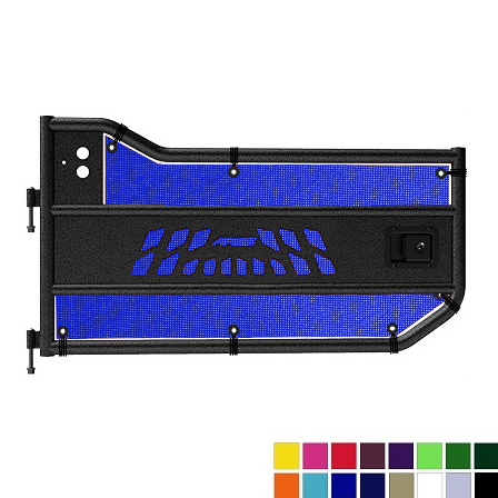 Jeepy Screens Aries Automotive Trail Door Jeepy Screens (16 Colors) - 2007-2018 Jeep Wrangler Unlimited JKU The Urban Trail Jeep Accessories