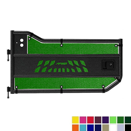 Jeepy Screens Aries Automotive Trail Door Jeepy Screens (16 Colors) - 2007-2018 Jeep Wrangler Unlimited JKU The Urban Trail Jeep Accessories