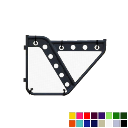 Jeepy Screens Barricade Off-Road Extreme HD Trail Door Jeepy Screens (16 Colors) - 2007-2018 Jeep Wrangler Unlimited JKU The Urban Trail Jeep Accessories