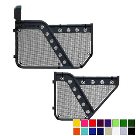 Jeepy Screens Barricade Off-Road Extreme HD Trail Door Jeepy Screens (16 Colors) - 2007-2018 Jeep Wrangler Unlimited JKU The Urban Trail Jeep Accessories