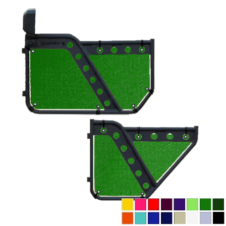 Jeepy Screens Barricade Off-Road Extreme HD Trail Door Jeepy Screens (16 Colors) - 2007-2018 Jeep Wrangler Unlimited JKU The Urban Trail Jeep Accessories