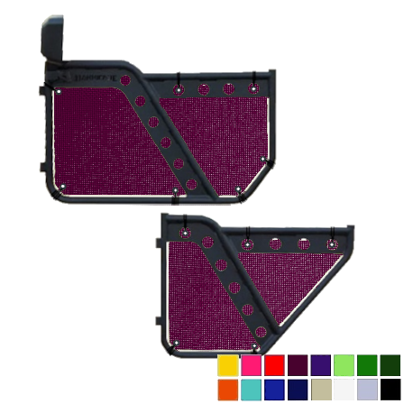 Jeepy Screens Barricade Off-Road Extreme HD Trail Door Jeepy Screens (16 Colors) - 2007-2018 Jeep Wrangler Unlimited JKU The Urban Trail Jeep Accessories