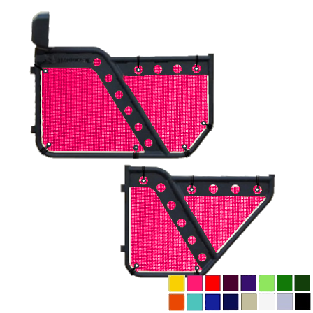 Jeepy Screens Barricade Off-Road Extreme HD Trail Door Jeepy Screens (16 Colors) - 2007-2018 Jeep Wrangler Unlimited JKU The Urban Trail Jeep Accessories