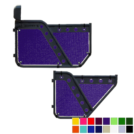 Jeepy Screens Barricade Off-Road Extreme HD Trail Door Jeepy Screens (16 Colors) - 2007-2018 Jeep Wrangler Unlimited JKU The Urban Trail Jeep Accessories
