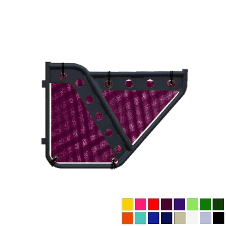 Jeepy Screens Barricade Off-Road Extreme HD Trail Door Jeepy Screens (16 Colors) - 2007-2018 Jeep Wrangler Unlimited JKU The Urban Trail Jeep Accessories