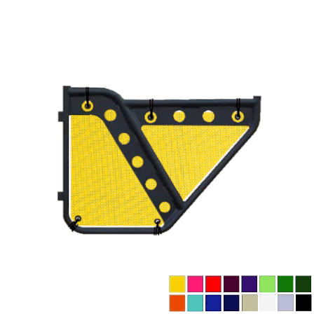 Jeepy Screens Barricade Off-Road Extreme HD Trail Door Jeepy Screens (16 Colors) - 2007-2018 Jeep Wrangler Unlimited JKU The Urban Trail Jeep Accessories