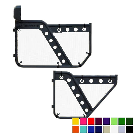 Jeepy Screens Barricade Off-Road Extreme HD Trail Door Jeepy Screens (16 Colors) - 2007-2018 Jeep Wrangler Unlimited JKU The Urban Trail Jeep Accessories