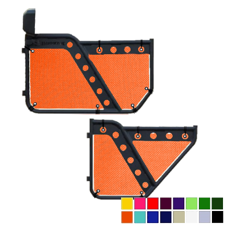 Jeepy Screens Barricade Off-Road Extreme HD Trail Door Jeepy Screens (16 Colors) - 2007-2018 Jeep Wrangler Unlimited JKU The Urban Trail Jeep Accessories