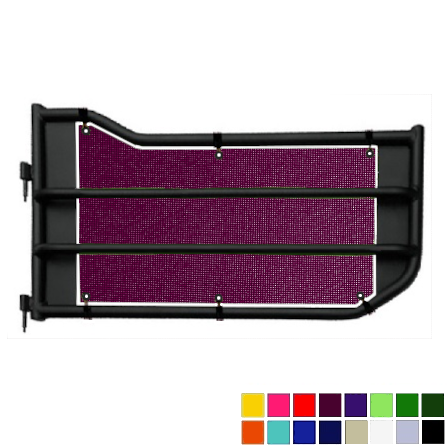Jeepy Screens Barricade Off-Road Tubular Trail Door Jeepy Screens (16 Colors) - 2007-2018 Jeep Wrangler JK The Urban Trail Jeep Accessories