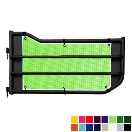 Jeepy Screens Barricade Off-Road Tubular Trail Door Jeepy Screens (16 Colors) - 2007-2018 Jeep Wrangler JK The Urban Trail Jeep Accessories