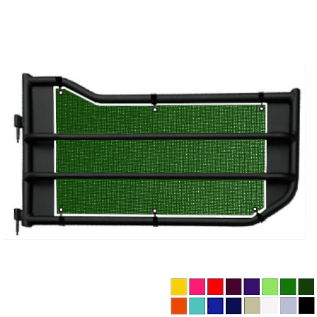 Jeepy Screens Barricade Off-Road Tubular Trail Door Jeepy Screens (16 Colors) - 2007-2018 Jeep Wrangler JK The Urban Trail Jeep Accessories