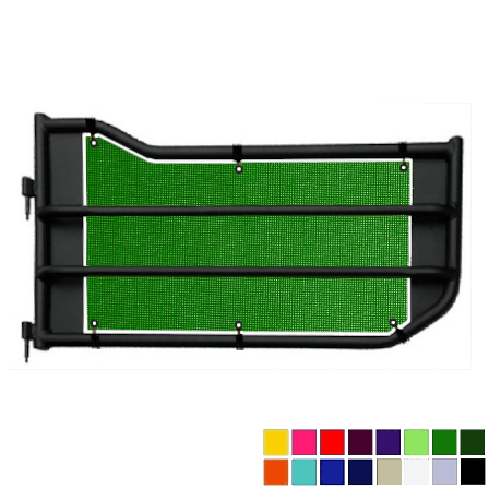 Jeepy Screens Barricade Off-Road Tubular Trail Door Jeepy Screens (16 Colors) - 2007-2018 Jeep Wrangler JK The Urban Trail Jeep Accessories
