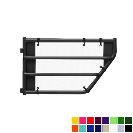 Jeepy Screens Barricade Off-Road Tubular Trail Door Jeepy Screens (16 Colors) - 2007-2018 Jeep Wrangler Unlimited JKU The Urban Trail Jeep Accessories
