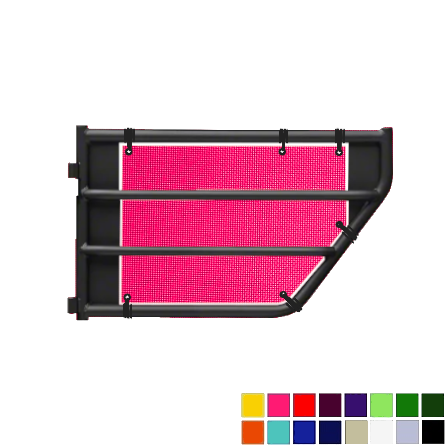 Jeepy Screens Barricade Off-Road Tubular Trail Door Jeepy Screens (16 Colors) - 2007-2018 Jeep Wrangler Unlimited JKU The Urban Trail Jeep Accessories