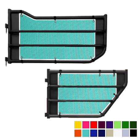 Jeepy Screens Barricade Off-Road Tubular Trail Door Jeepy Screens (16 Colors) - 2007-2018 Jeep Wrangler Unlimited JKU The Urban Trail Jeep Accessories
