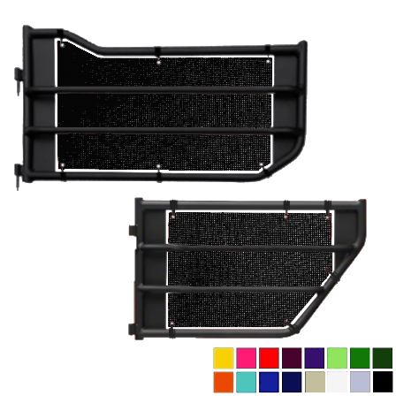 Jeepy Screens Barricade Off-Road Tubular Trail Door Jeepy Screens (16 Colors) - 2007-2018 Jeep Wrangler Unlimited JKU The Urban Trail Jeep Accessories