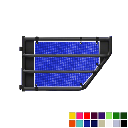 Jeepy Screens Barricade Off-Road Tubular Trail Door Jeepy Screens (16 Colors) - 2007-2018 Jeep Wrangler Unlimited JKU The Urban Trail Jeep Accessories