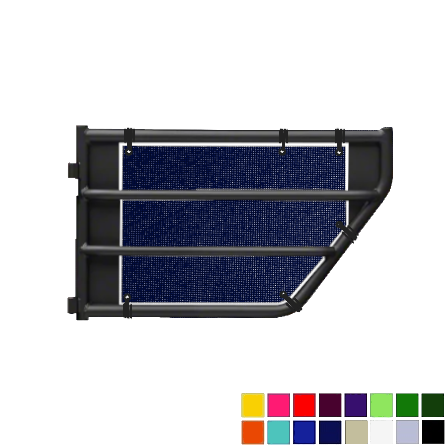 Jeepy Screens Barricade Off-Road Tubular Trail Door Jeepy Screens (16 Colors) - 2007-2018 Jeep Wrangler Unlimited JKU The Urban Trail Jeep Accessories