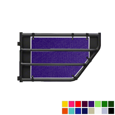 Jeepy Screens Barricade Off-Road Tubular Trail Door Jeepy Screens (16 Colors) - 2007-2018 Jeep Wrangler Unlimited JKU The Urban Trail Jeep Accessories