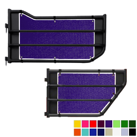 Jeepy Screens Barricade Off-Road Tubular Trail Door Jeepy Screens (16 Colors) - 2007-2018 Jeep Wrangler Unlimited JKU The Urban Trail Jeep Accessories