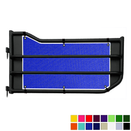 Jeepy Screens Barricade Off-Road Tubular Trail Door Jeepy Screens (16 Colors) - 2007-2018 Jeep Wrangler Unlimited JKU The Urban Trail Jeep Accessories