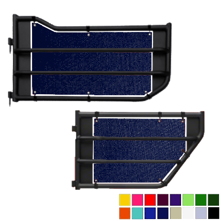 Jeepy Screens Barricade Off-Road Tubular Trail Door Jeepy Screens (16 Colors) - 2007-2018 Jeep Wrangler Unlimited JKU The Urban Trail Jeep Accessories