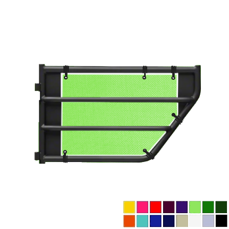 Jeepy Screens Barricade Off-Road Tubular Trail Door Jeepy Screens (16 Colors) - 2007-2018 Jeep Wrangler Unlimited JKU The Urban Trail Jeep Accessories