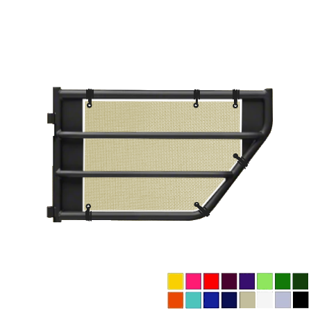 Jeepy Screens Barricade Off-Road Tubular Trail Door Jeepy Screens (16 Colors) - 2007-2018 Jeep Wrangler Unlimited JKU The Urban Trail Jeep Accessories
