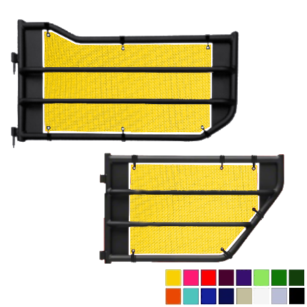 Jeepy Screens Barricade Off-Road Tubular Trail Door Jeepy Screens (16 Colors) - 2020-Current Jeep Gladiator JT The Urban Trail Jeep Accessories
