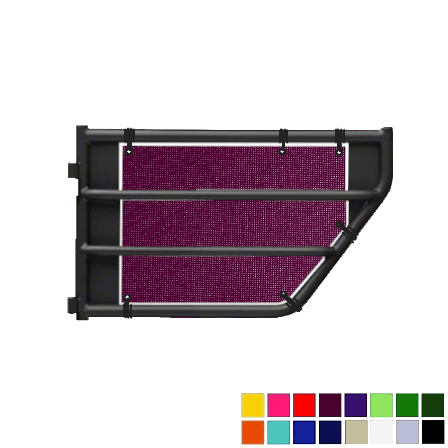 Jeepy Screens Barricade Off-Road Tubular Trail Door Jeepy Screens (16 Colors) - 2020-Current Jeep Gladiator JT The Urban Trail Jeep Accessories