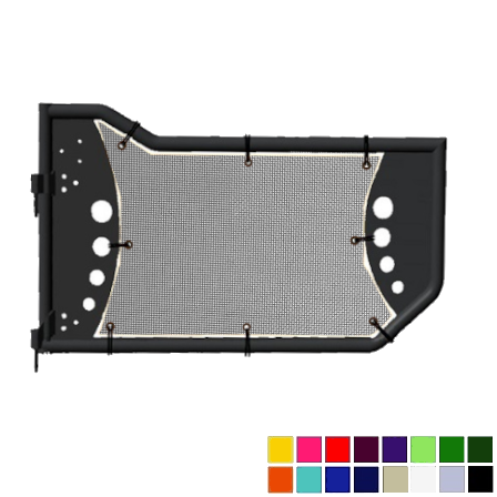 Jeepy Screens Body Armor 4x4 Gen 3 Trail Door Jeepy Screens (16 Colors) - 2007-2018 Jeep Wrangler JK The Urban Trail Jeep Accessories