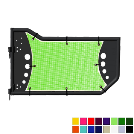 Body Armor 4x4 Gen 3 Trail Door Jeepy Screens (16 Colors) - 2018-Current Wrangler Unlimited JLU