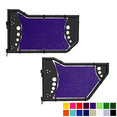 Body Armor 4x4 Gen 3 Trail Door Jeepy Screens (16 Colors) - 2018-Current Wrangler Unlimited JLU