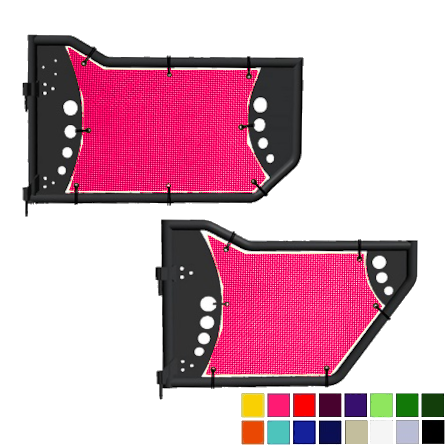 Body Armor 4x4 Gen 3 Trail Door Jeepy Screens (16 Colors) - 2018-Current Wrangler Unlimited JLU