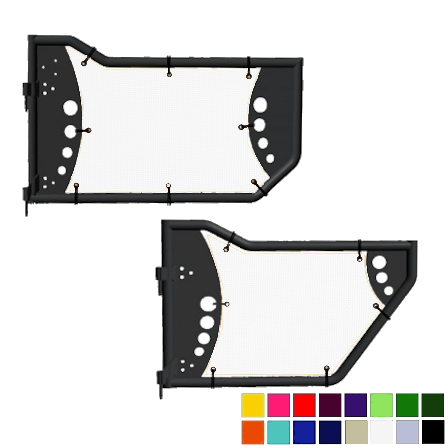 Body Armor 4x4 Gen 3 Trail Door Jeepy Screens (16 Colors) - 2018-Current Wrangler Unlimited JLU