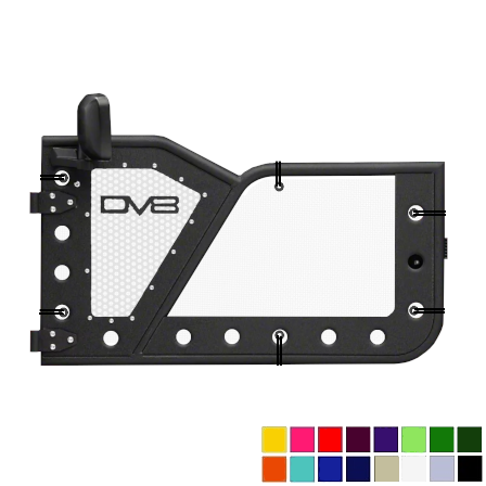 DV8 Offroad Trail Door Jeepy Screens (16 Colors) - 2018-Current Wrangler JL